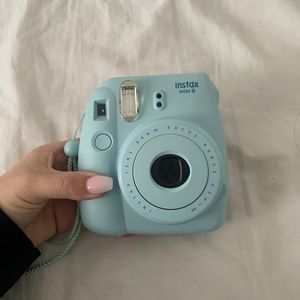 Baby blue instax mini 8 Polaroid